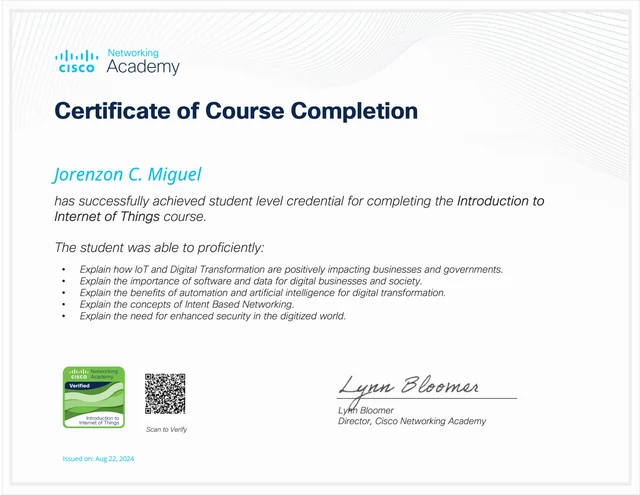 Preview of Introduction to Internet of Things
